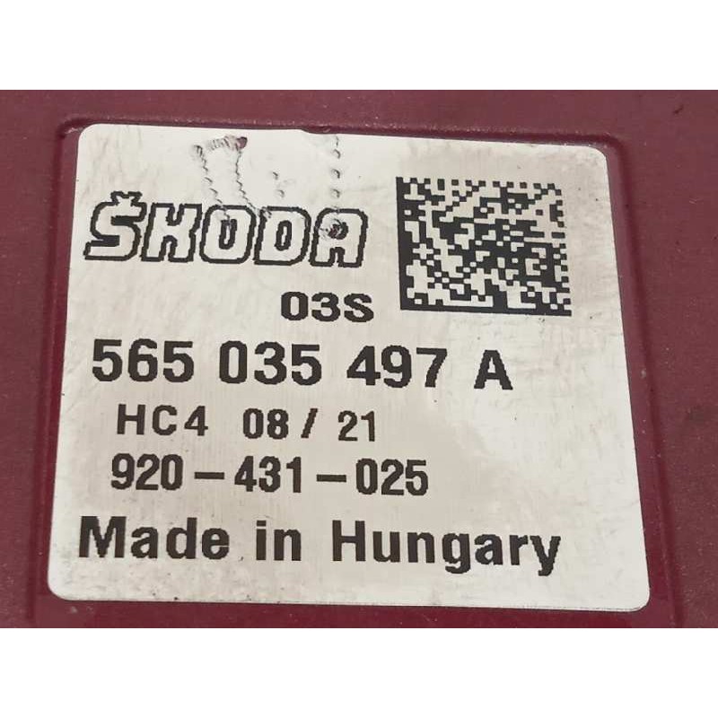 Recambio de antena para skoda kodiaq 2.0 tdi referencia OEM IAM 565035497A  