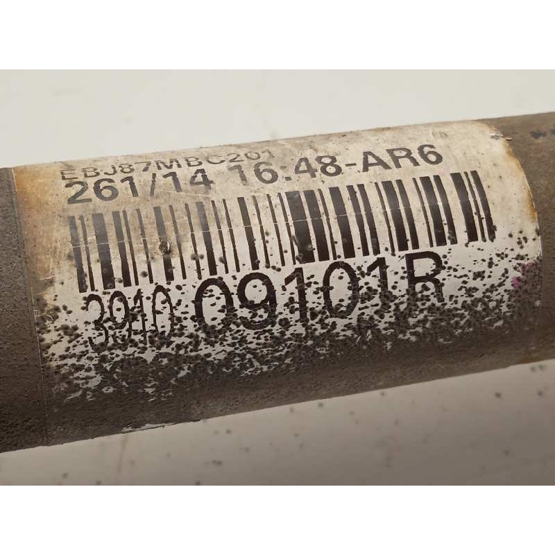 Recambio de transmision delantera derecha para renault clio iv technofeel referencia OEM IAM 391009101R  