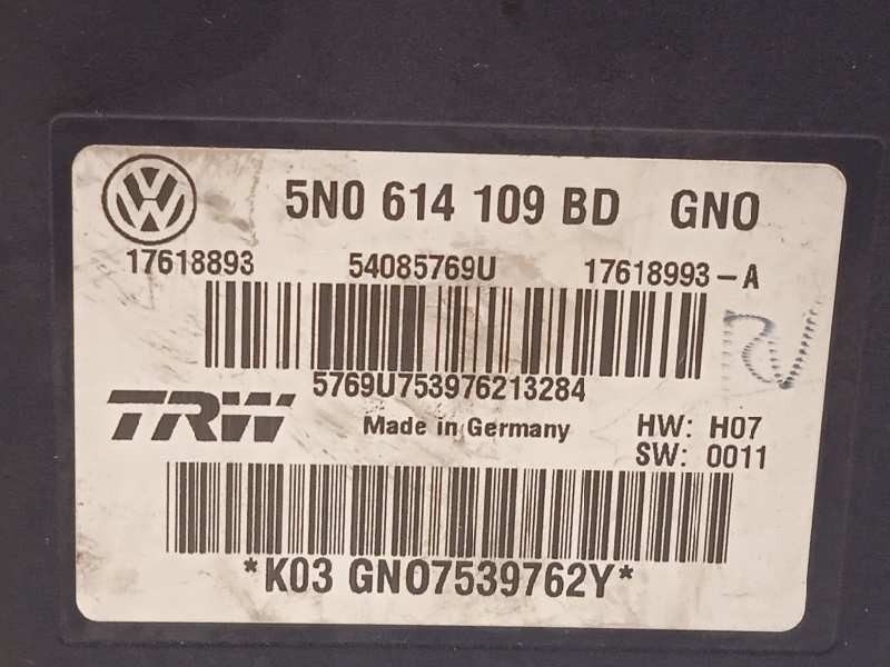 Recambio de abs para volkswagen tiguan (5n2) sport 4motion bluemotion referencia OEM IAM 5N0614109BD 17618893 54085769U