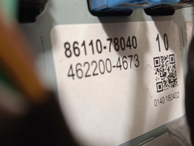 Recambio de pantalla multifuncion para lexus nx 300h 4wd referencia OEM IAM 8611078040  4622004673