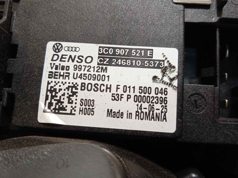 Recambio de motor calefaccion para volkswagen sharan (7n1) 2.0 tdi referencia OEM IAM 3C2820015F  3C0907521E