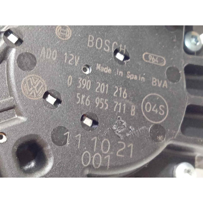 Recambio de motor limpia trasero para volkswagen sharan (7n1) 2.0 tdi referencia OEM IAM 5K6955711B  0390201216