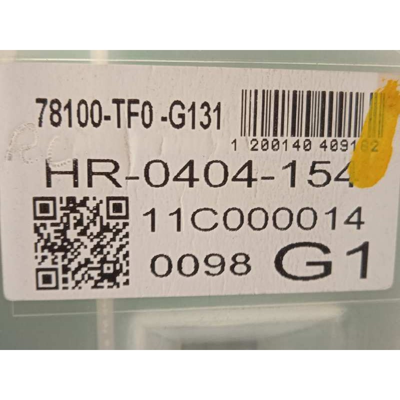 Recambio de cuadro instrumentos para honda jazz (ge) 1.2 cat referencia OEM IAM 78100TF0G131  