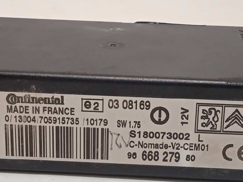 Recambio de modulo electronico para citroën berlingo 1.6 hdi 92 sx familiar referencia OEM IAM 9666827980  