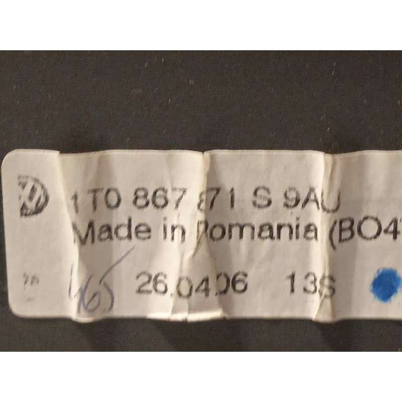 Recambio de bandeja trasera para volkswagen touran (1t1) 2.0 tdi referencia OEM IAM 1T0867871S  1T0867871S9AU