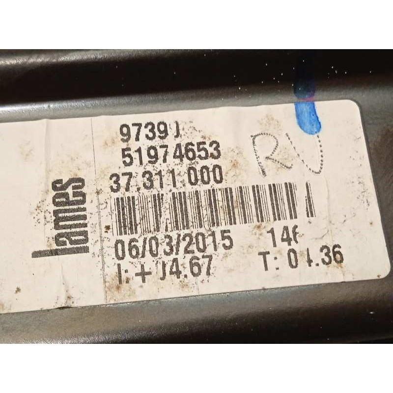 Recambio de elevalunas delantero derecho para fiat 500 l (330) pop star referencia OEM IAM 51974653  