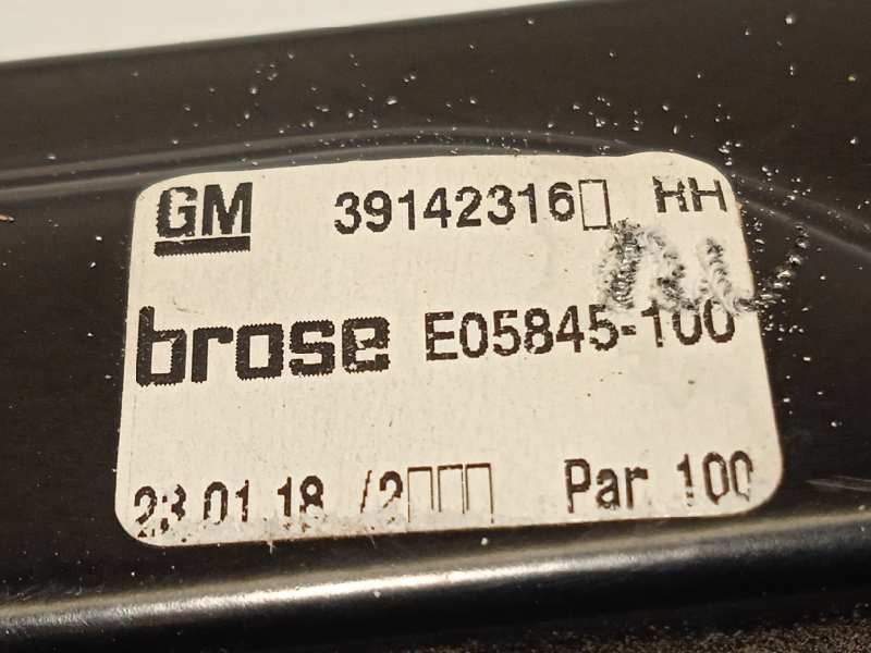 Recambio de elevalunas delantero derecho para opel astra k lim. 5türig 1.6 cdti dpf referencia OEM IAM 39142316  