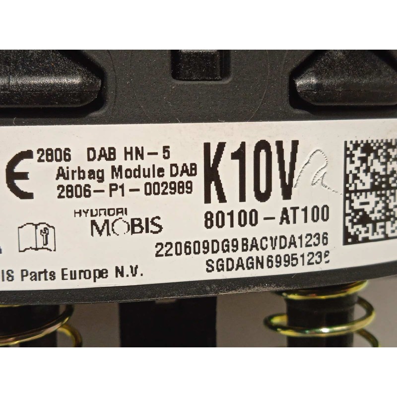 Recambio de kit airbag para kia e - niro hibrido referencia OEM IAM NOREF 80100AT100 80300AT000