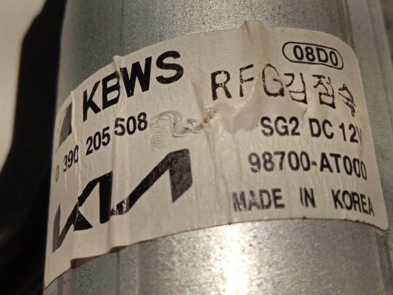 Recambio de motor limpia trasero para kia e - niro hibrido referencia OEM IAM 98700AT000  