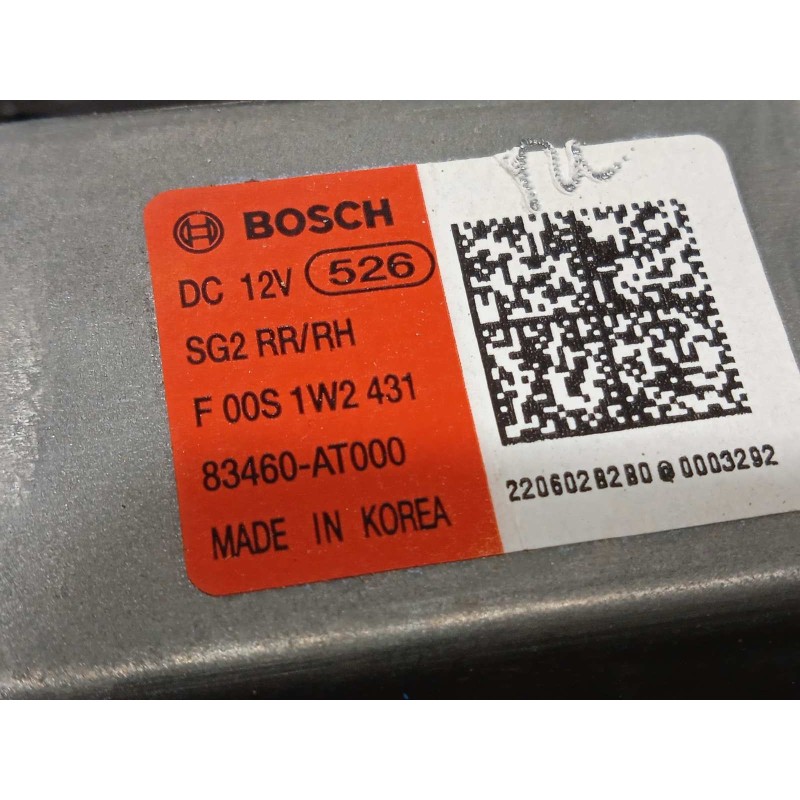 Recambio de elevalunas trasero derecho para kia e - niro hibrido referencia OEM IAM 83480AT000  83460AT000