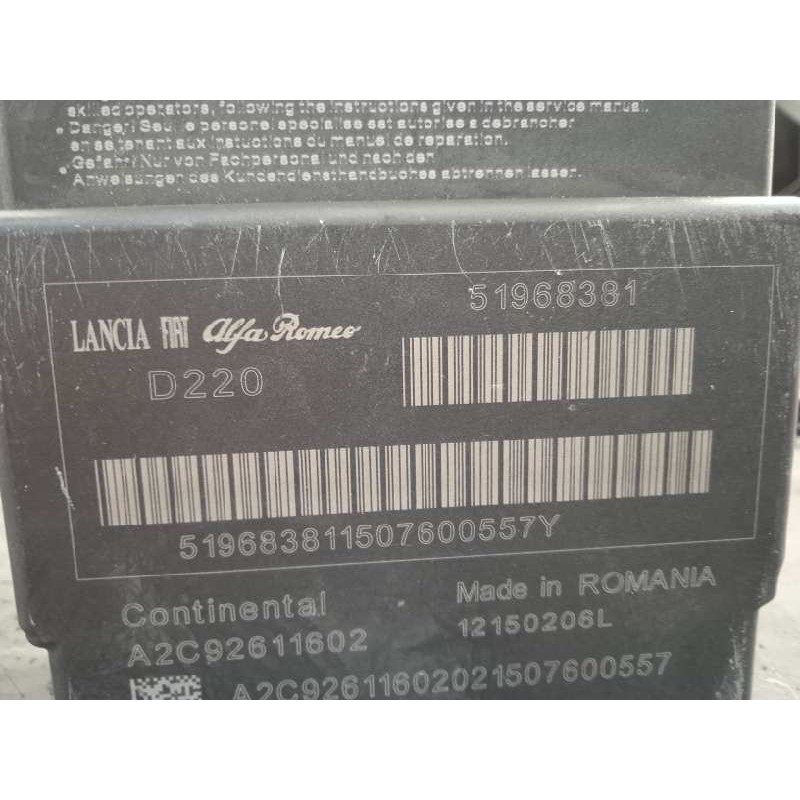 Recambio de kit airbag para fiat 500 l (330) pop star referencia OEM IAM 735607023 07356121160 519816900