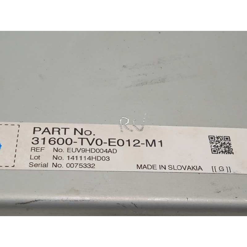 Recambio de modulo electronico para honda cr-v 1.6 dtec cat referencia OEM IAM 31600TV0E012M1  