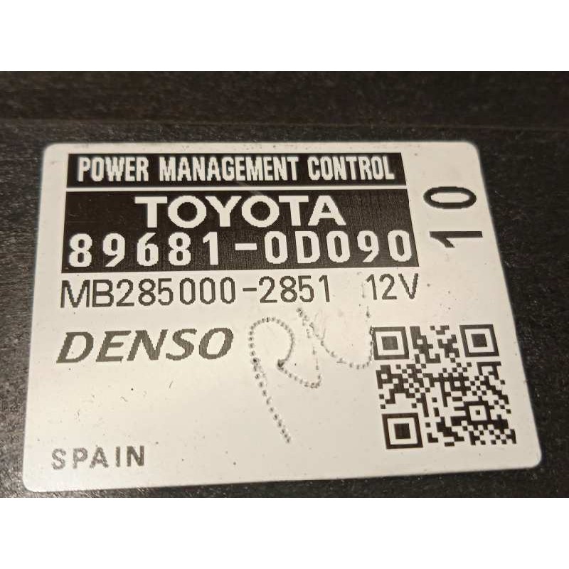 Recambio de modulo electronico para toyota yaris hybrid feel! referencia OEM IAM 896810D090  MB2850002851