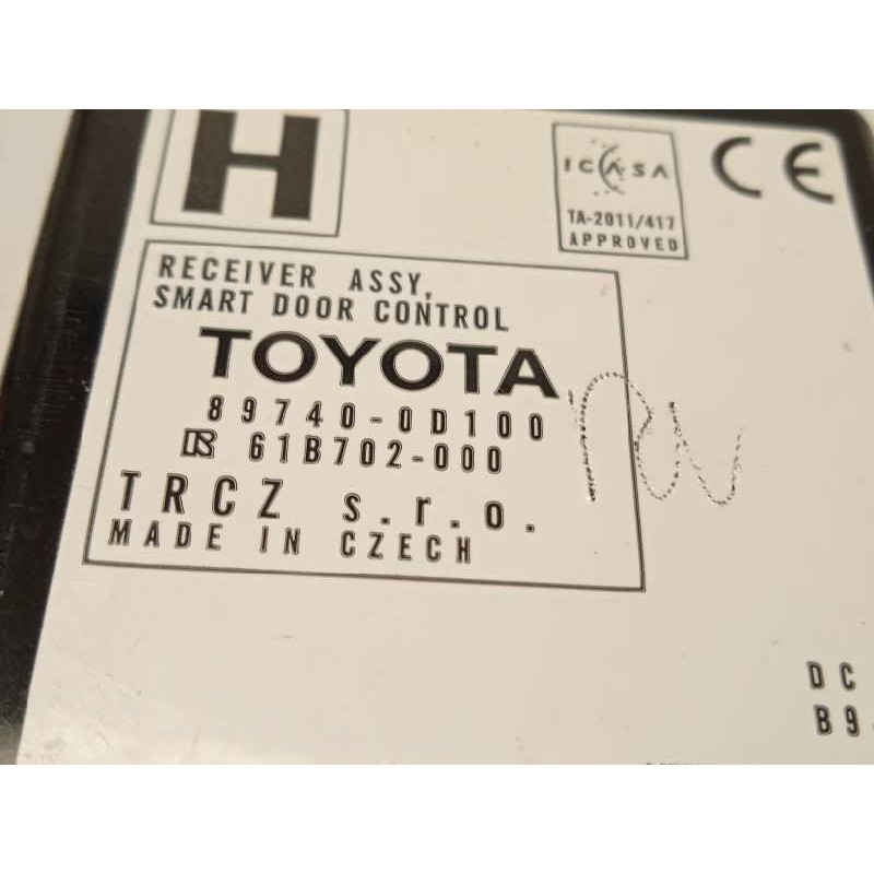 Recambio de modulo electronico para toyota yaris hybrid feel! referencia OEM IAM 897400D100  