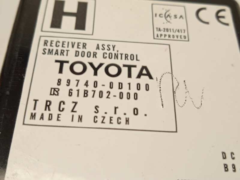 Recambio de modulo electronico para toyota yaris hybrid feel! referencia OEM IAM 897400D100  