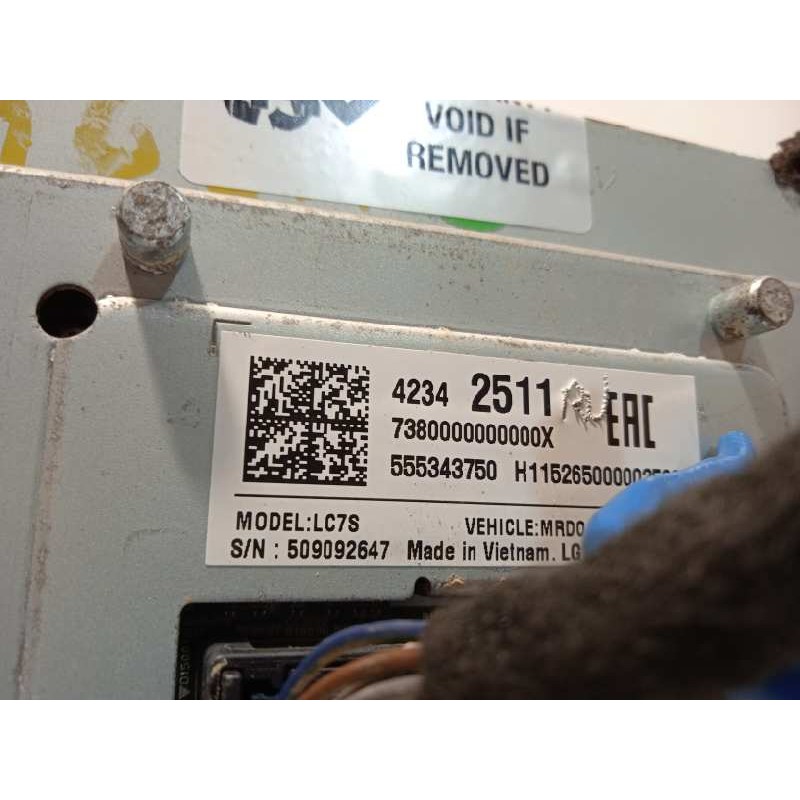 Recambio de pantalla multifuncion para opel astra k lim. 5türig 1.6 cdti dpf referencia OEM IAM 42342511  555343750