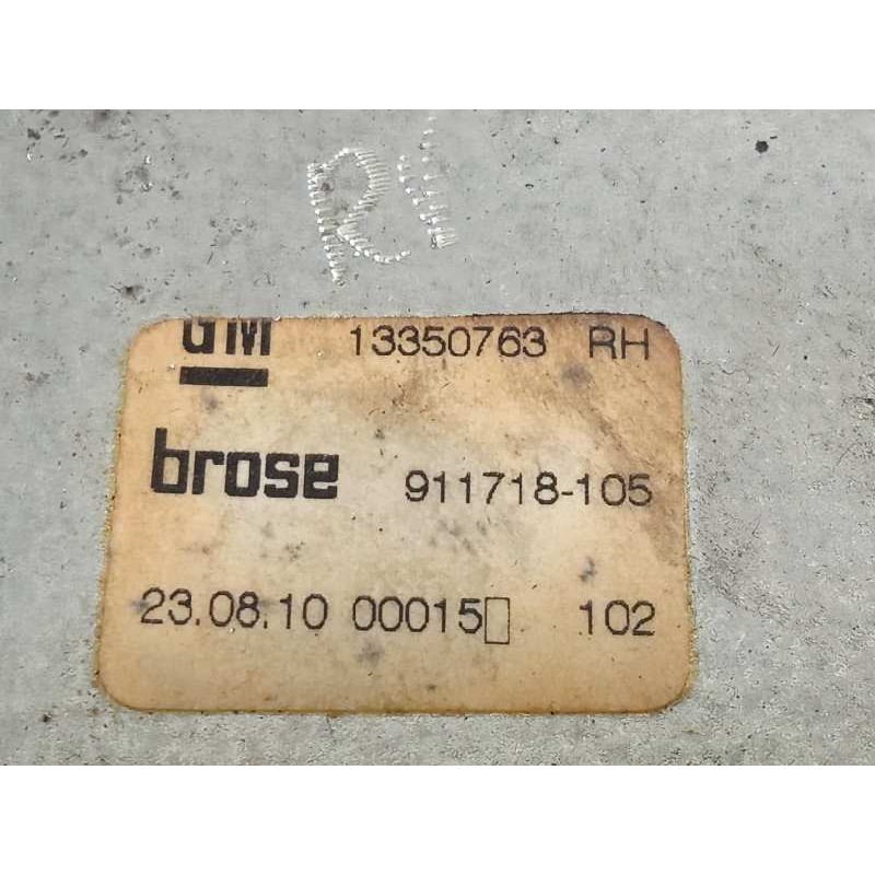 Recambio de elevalunas trasero derecho para opel astra j lim. 1.7 16v cdti referencia OEM IAM 13350763  