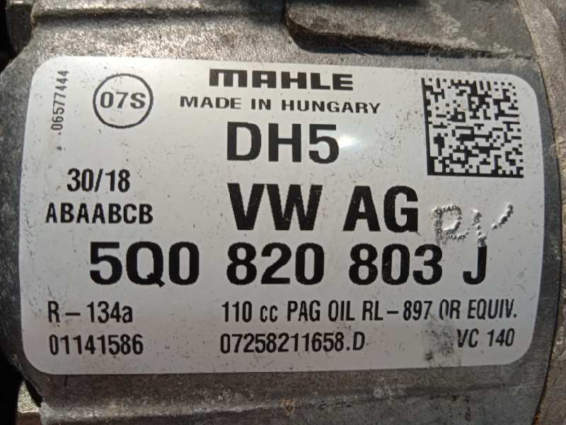 Recambio de compresor aire acondicionado para volkswagen golf vii lim. (bq1) advance referencia OEM IAM 5Q0820803J  