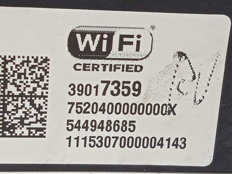 Recambio de modulo electronico para opel insignia sports tourer excellence referencia OEM IAM 39017359  544948685