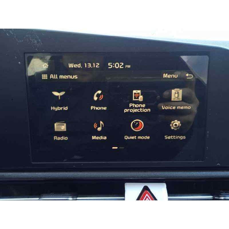 Recambio de pantalla multifuncion para kia e - niro hibrido referencia OEM IAM 96130AT000  