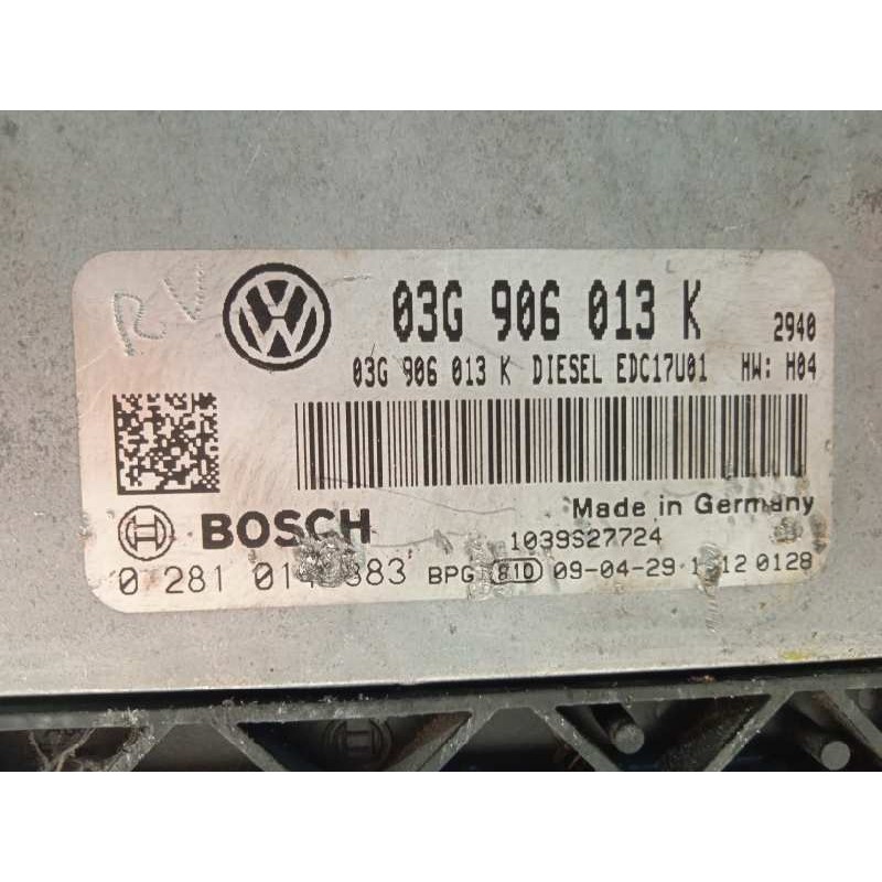 Recambio de centralita motor uce para seat ibiza (6j5) 1.9 tdi referencia OEM IAM 03G906013K  028014383