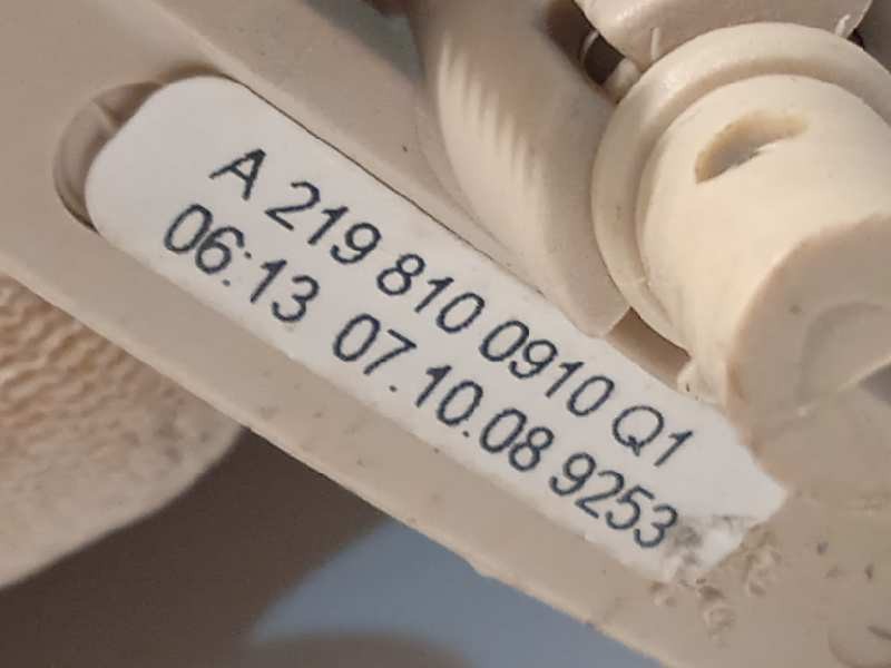 Recambio de parasol izquierdo para mercedes-benz clase cls (w219) 320 cdi (219.322) referencia OEM IAM A2198100910  