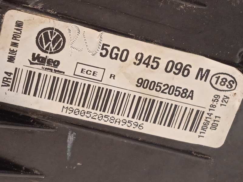 Recambio de piloto trasero derecho para volkswagen golf vii lim. advance bluemotion referencia OEM IAM 5G0945096M  