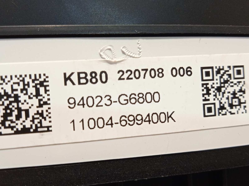 Recambio de cuadro instrumentos para kia picanto (ja) gt line referencia OEM IAM 94023G6800  