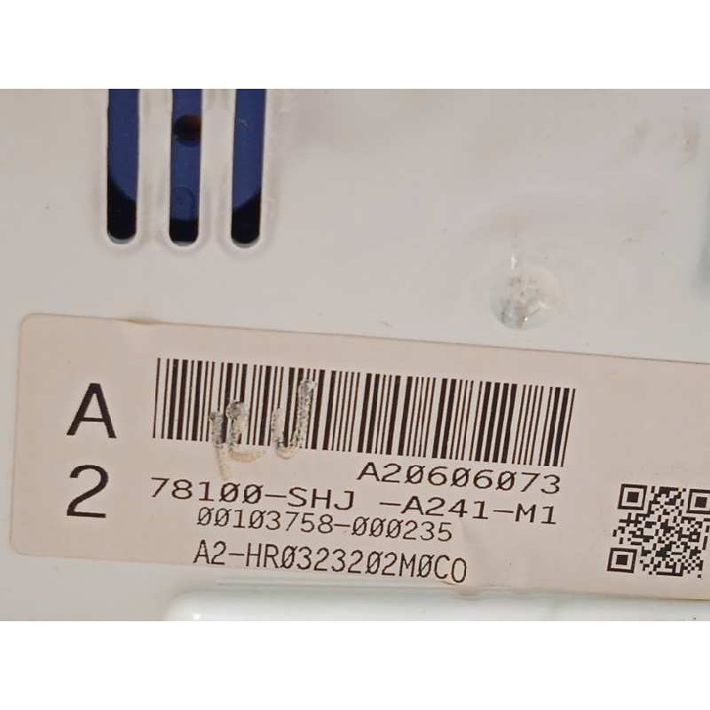 Recambio de cuadro instrumentos para honda odyssey 3.5 referencia OEM IAM 78100SHJA241M1  78100SHJA241