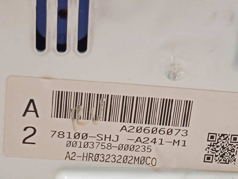 Recambio de cuadro instrumentos para honda odyssey 3.5 referencia OEM IAM 78100SHJA241M1  78100SHJA241