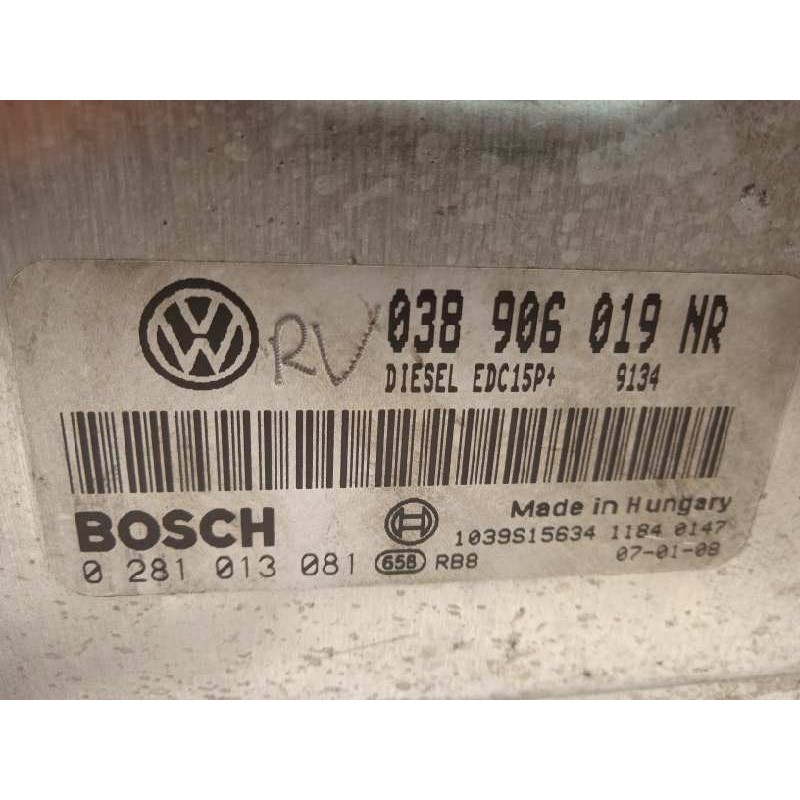 Recambio de centralita motor uce para skoda roomster (5j7) sport referencia OEM IAM 038906019NR  0281013081