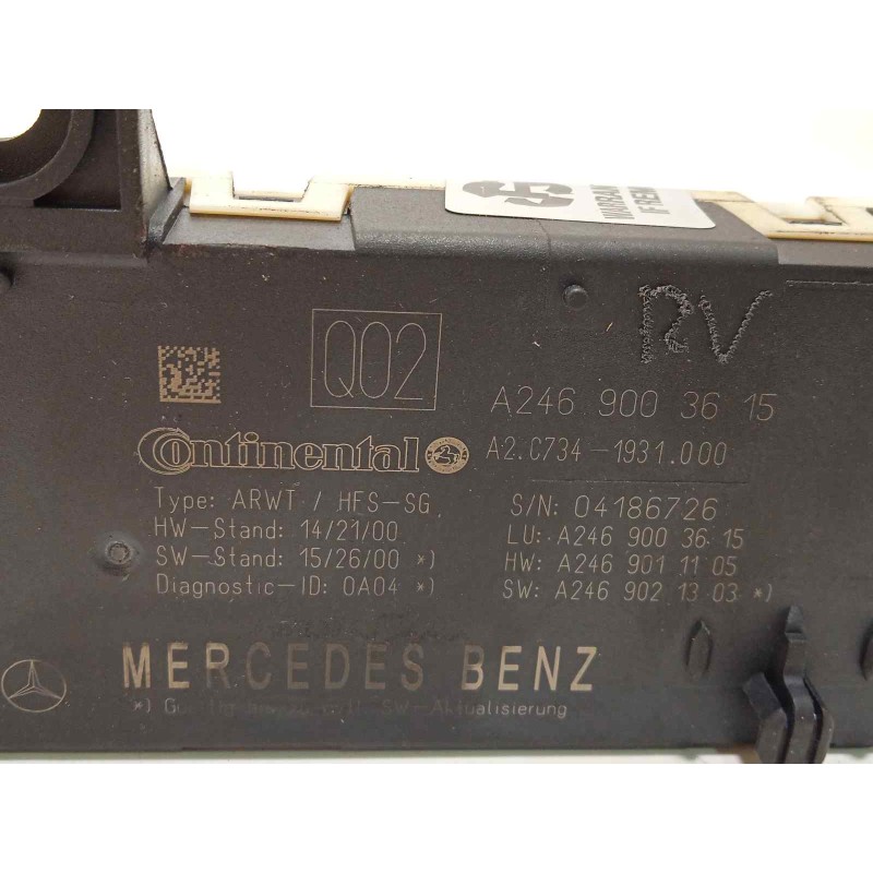 Recambio de modulo electronico para mercedes-benz clase gla (w156) gla 180 (156.942) referencia OEM IAM A2469003615  