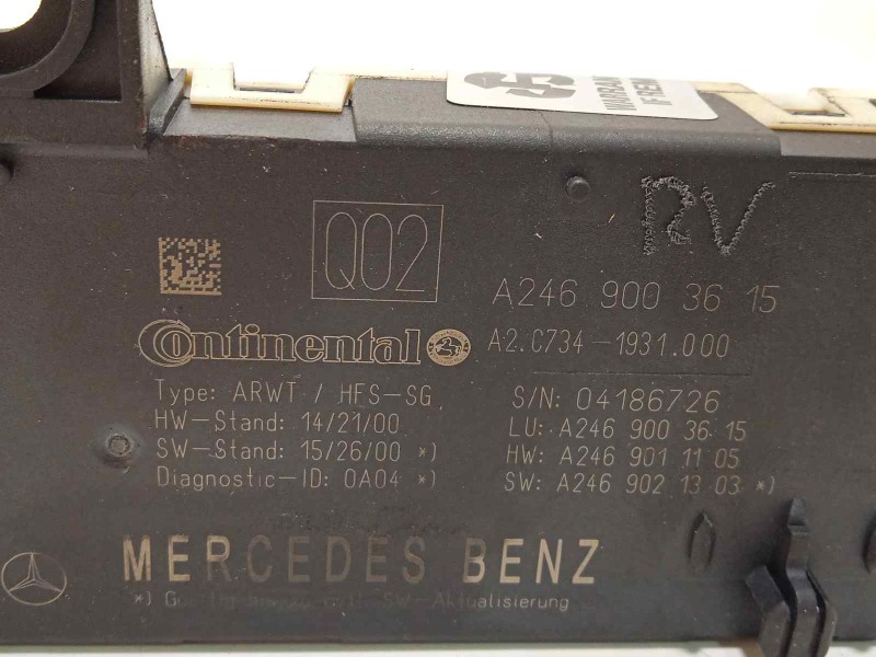 Recambio de modulo electronico para mercedes-benz clase gla (w156) gla 180 (156.942) referencia OEM IAM A2469003615  