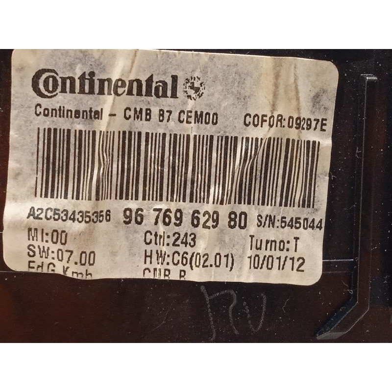 Recambio de cuadro instrumentos para citroën c4 lim. collection referencia OEM IAM 9676962980  A2C53435356