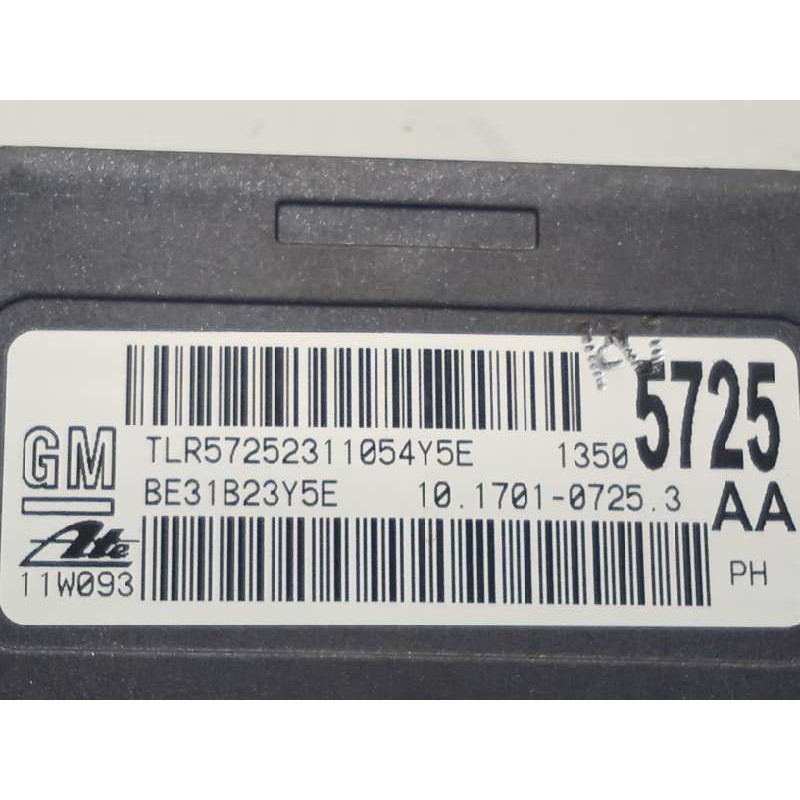 Recambio de centralita esp para opel astra j lim. 1.3 16v cdti referencia OEM IAM 13505725  