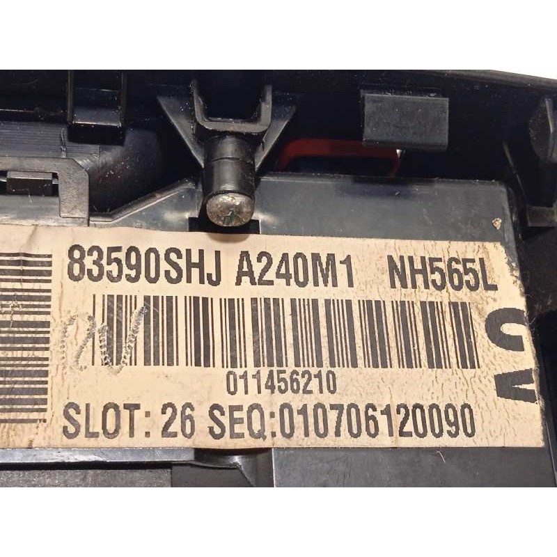 Recambio de mando elevalunas delantero izquierdo para honda odyssey 3.5 referencia OEM IAM 83590SHJA240M1  