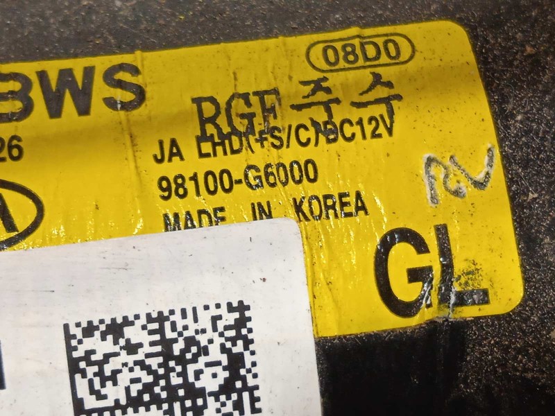 Recambio de motor limpia delantero para kia picanto (ja) gt line referencia OEM IAM 98100G6000  