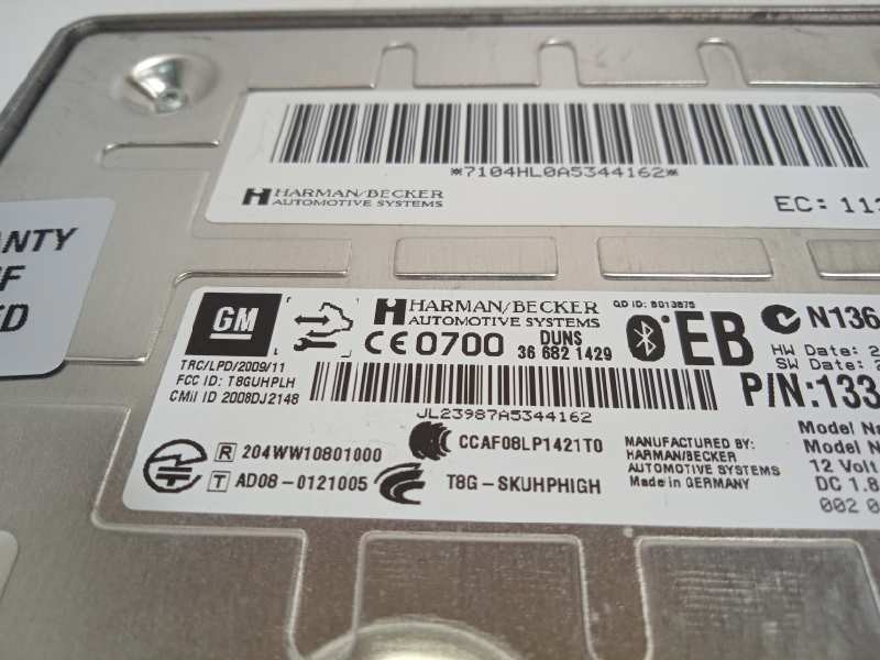 Recambio de centralita unidad control telefono para opel astra j lim. 1.7 16v cdti referencia OEM IAM 13342398  