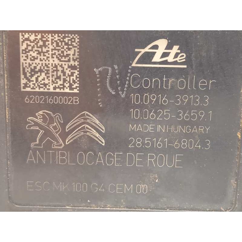 Recambio de abs para citroën c-elysée shine referencia OEM IAM 9822654880 10091639133 10022012064