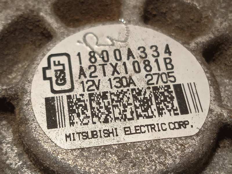 Recambio de alternador para mitsubishi asx (ga0w) motion 4wd referencia OEM IAM 1800A334  A2TX1081B