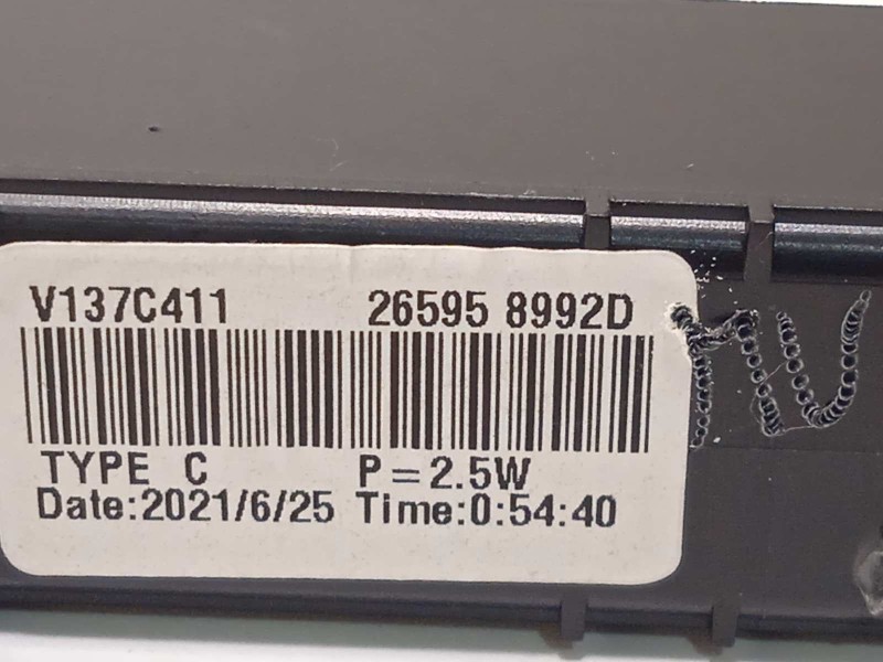 Recambio de luz central de freno para renault arkana 1.3 referencia OEM IAM 265958992D  