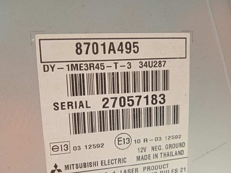 Recambio de sistema audio / radio cd para mitsubishi asx (ga0w) motion 4wd referencia OEM IAM 8701A495  