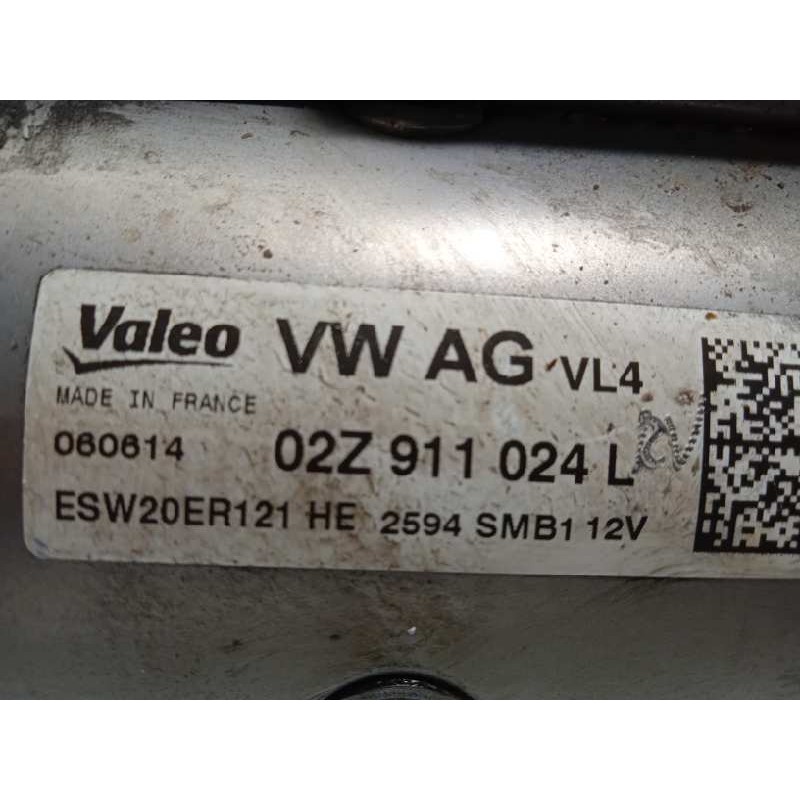Recambio de motor arranque para volkswagen golf vii lim. advance bluemotion referencia OEM IAM 02Z911024L  