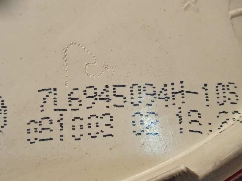 Recambio de piloto trasero derecho interior para volkswagen touareg (7la) 2.5 tdi referencia OEM IAM 7L6945094H  