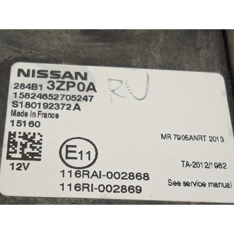 Recambio de modulo electronico para nissan pulsar (c13) acenta referencia OEM IAM 284B13ZP0A  