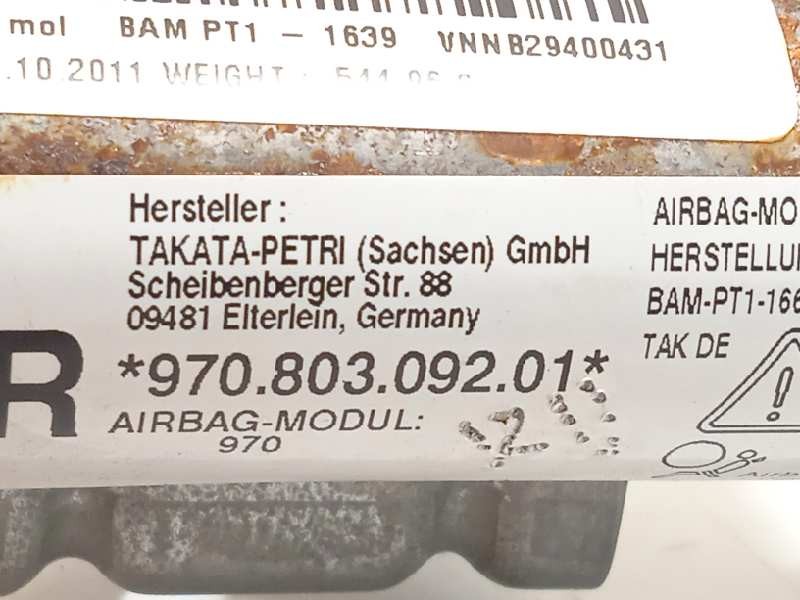 Recambio de airbag cortina delantero derecho para porsche panamera 4 s referencia OEM IAM 97080309201  