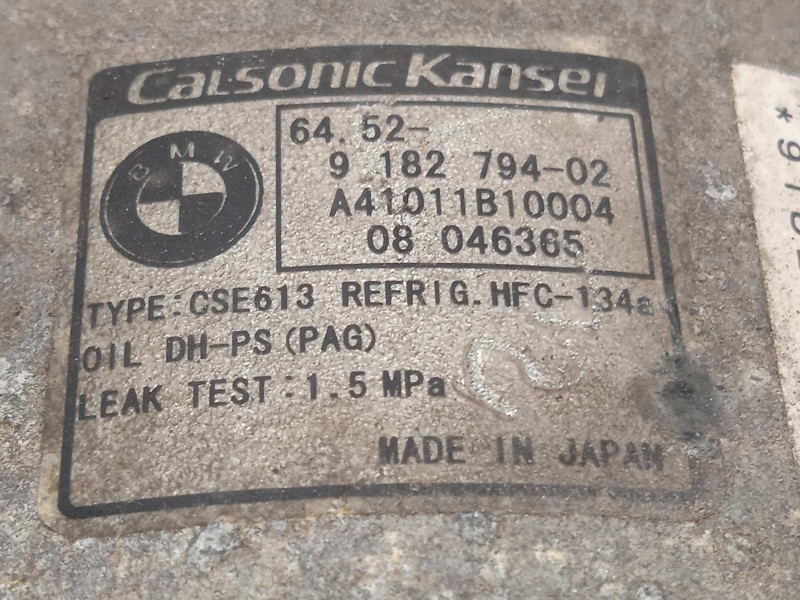 Recambio de compresor aire acondicionado para bmw serie 3 berlina (e90) 318i referencia OEM IAM 64529182794  