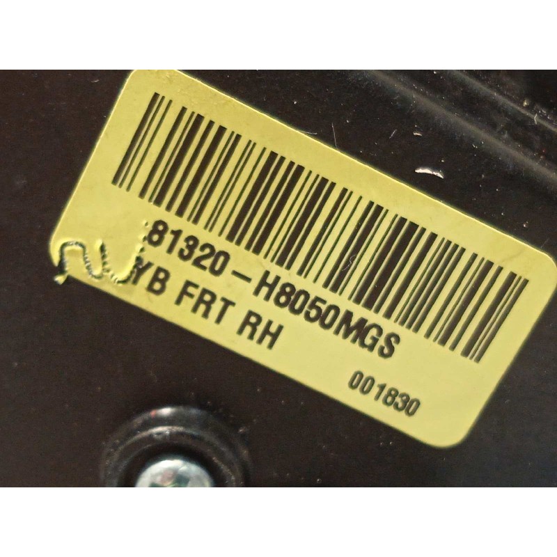 Recambio de cerradura puerta delantera derecha para kia rio (yb) 1.0 tgdi cat referencia OEM IAM 81320H8050  