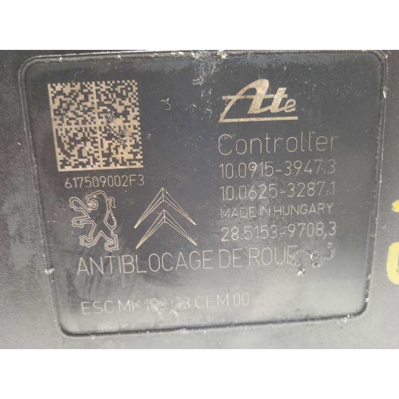 Recambio de abs para citroën c-elysée shine referencia OEM IAM 9817031680 28515397083 10022008814