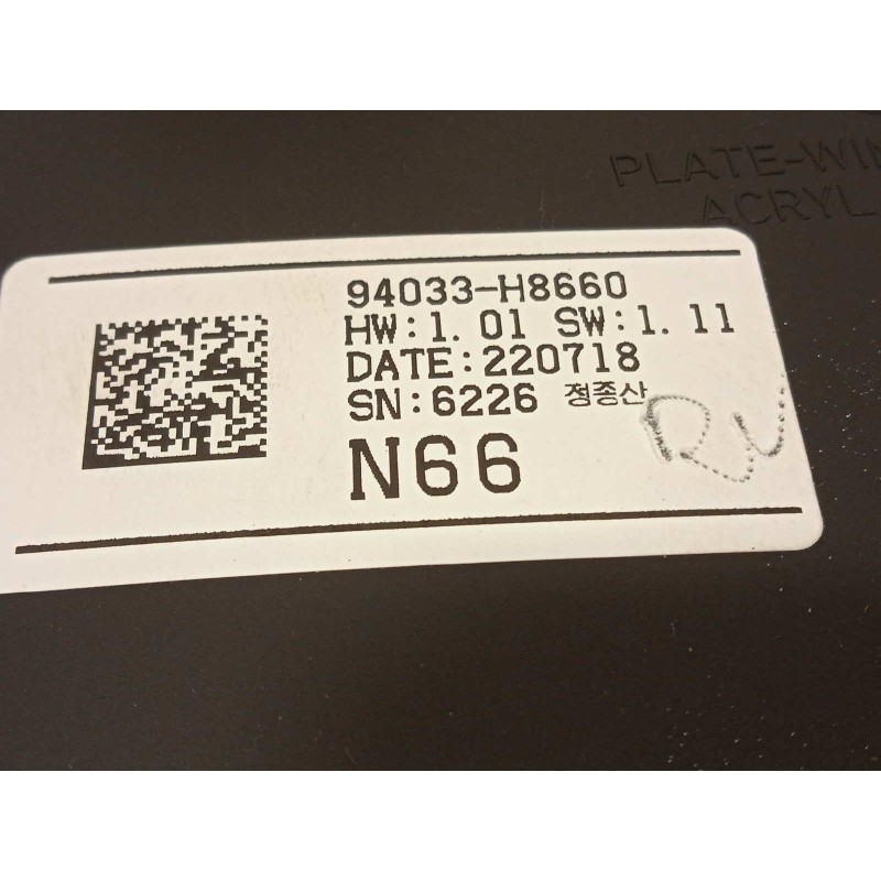 Recambio de cuadro instrumentos para kia rio (yb) 1.0 tgdi cat referencia OEM IAM 94033H8660  